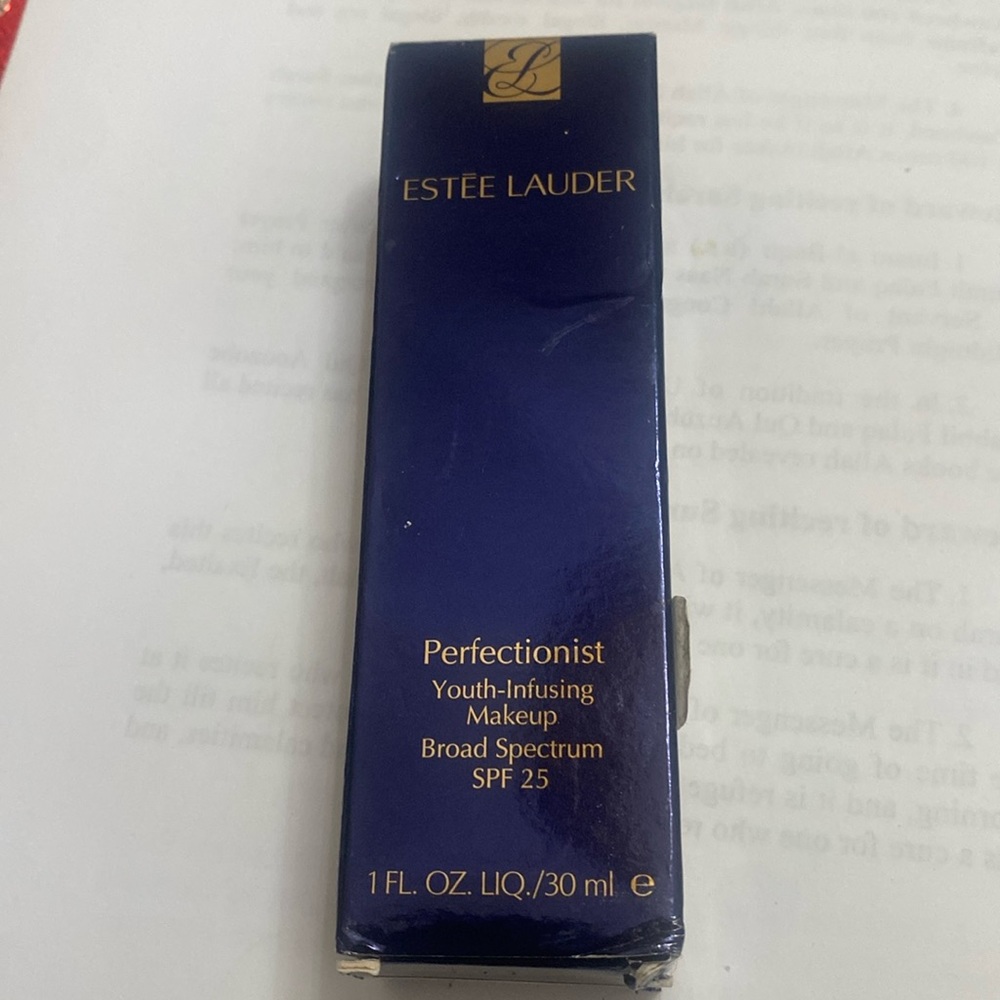 New bottle oof perfectionist youth infusing makeup with broad spectrum SPF 25.